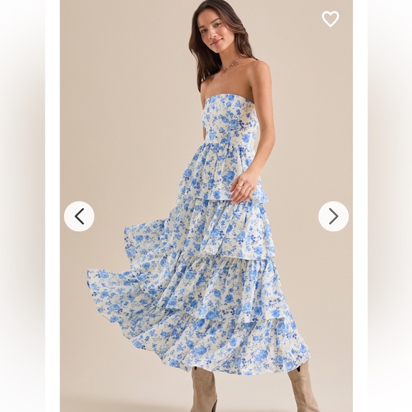 New with tags Altar’d State Halina Floral Maxi Dress - Picture 5 of 5